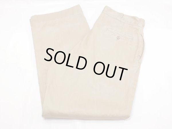 画像3: 50s US ARMY COTTON UNIFORM TWILL KHAKI SHADE 1 CHINO TROUSERS PANTS (3)