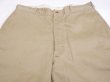 画像4: 50s US ARMY COTTON UNIFORM TWILL KHAKI SHADE 1 CHINO TROUSERS PANTS (4)