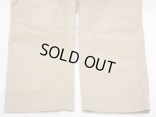 画像13: 50s US ARMY COTTON UNIFORM TWILL KHAKI SHADE 1 CHINO TROUSERS PANTS (13)