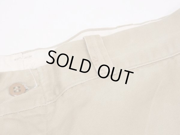 画像5: 50s US ARMY COTTON UNIFORM TWILL KHAKI SHADE 1 CHINO TROUSERS PANTS (5)