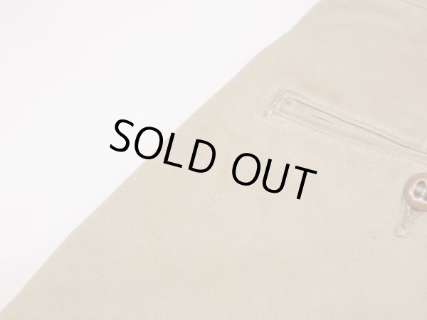 画像18: 50s US ARMY COTTON UNIFORM TWILL KHAKI SHADE 1 CHINO TROUSERS PANTS (18)