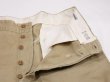 画像8: 50s US ARMY COTTON UNIFORM TWILL KHAKI SHADE 1 CHINO TROUSERS PANTS (8)