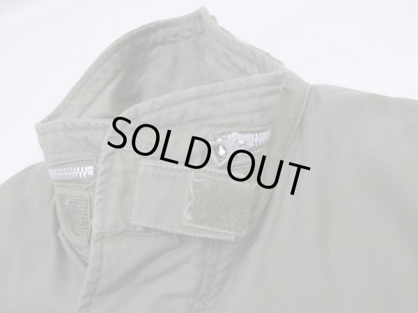 画像4: 60s US ARMY M-65 COTTON SATEEN OG-107 FIELD JACKET 1ST TYPE S-R FULL PATCH (4)