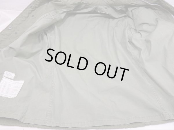 画像12: 60s US ARMY M-65 COTTON SATEEN OG-107 FIELD JACKET 1ST TYPE S-R FULL PATCH (12)