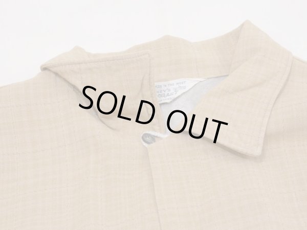 画像5: 60s PENNEY'S TOWNCRAFT LATTICE PLAID LOOP COLLAR RAYON SHIRT  (5)
