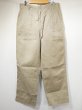 画像1: 60s US AIR FORCE USAF COTTON TAN SUMMER TROUSERS  (1)