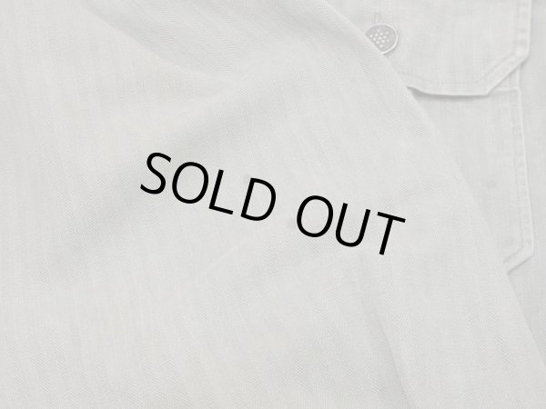 画像13: 40's US ARMY M-41（M-42) HBT HERRINGBONE TWILL UTILITY JACKET 1st TYPE FULL PATCH (13)