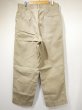 画像2: 60s US AIR FORCE USAF COTTON TAN SUMMER TROUSERS  (2)