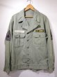 画像1: 40's US ARMY M-41（M-42) HBT HERRINGBONE TWILL UTILITY JACKET 1st TYPE FULL PATCH (1)