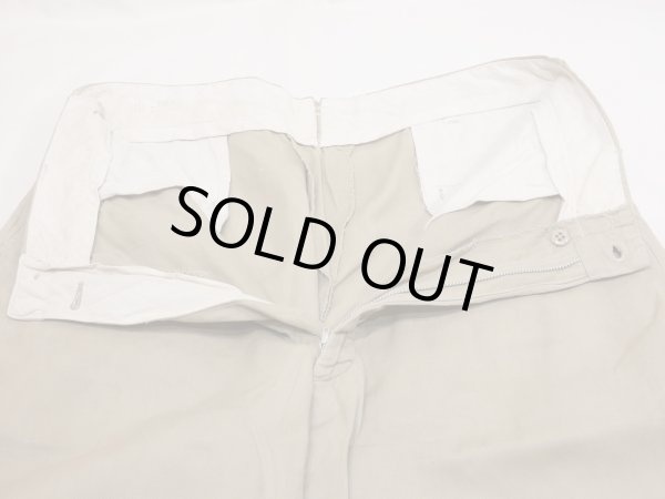 画像6: 60s US AIR FORCE USAF COTTON TAN SUMMER TROUSERS  (6)