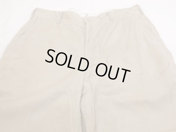 画像4: 60s US AIR FORCE USAF COTTON TAN SUMMER TROUSERS  (4)