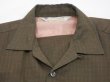 画像5: 60s Duke of Hollwood LATTICE PLAID LOOP COLLAR RAYON BOX SHIRT (5)