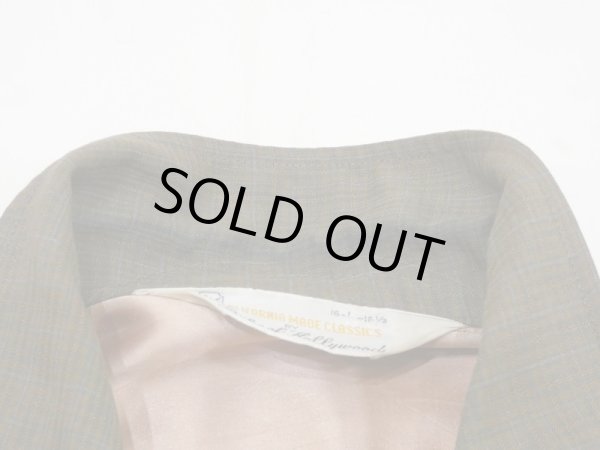 画像4: 60s Duke of Hollwood LATTICE PLAID LOOP COLLAR RAYON BOX SHIRT (4)