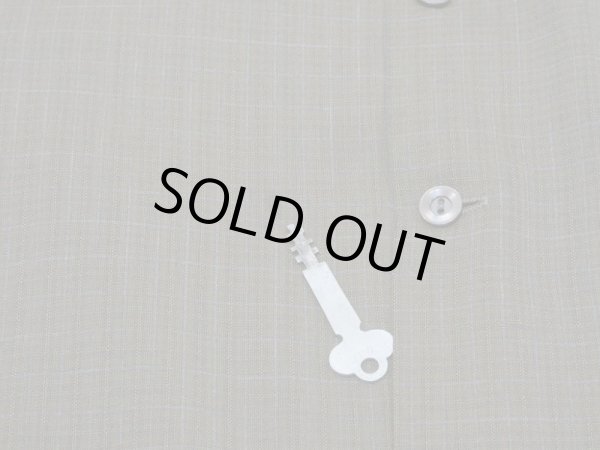 画像8: 60s Duke of Hollwood LATTICE PLAID LOOP COLLAR RAYON BOX SHIRT (8)