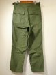 画像2: 50s US ARMY OG-107 COTTON SATEEN UTILITY BAKER PANTS 2~3 WASHED (2)