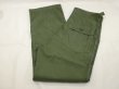 画像3: 50s US ARMY OG-107 COTTON SATEEN UTILITY BAKER PANTS 2~3 WASHED (3)