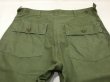 画像9: 50s US ARMY OG-107 COTTON SATEEN UTILITY BAKER PANTS 2~3 WASHED (9)