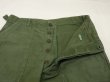 画像5: 50s US ARMY OG-107 COTTON SATEEN UTILITY BAKER PANTS 2~3 WASHED (5)