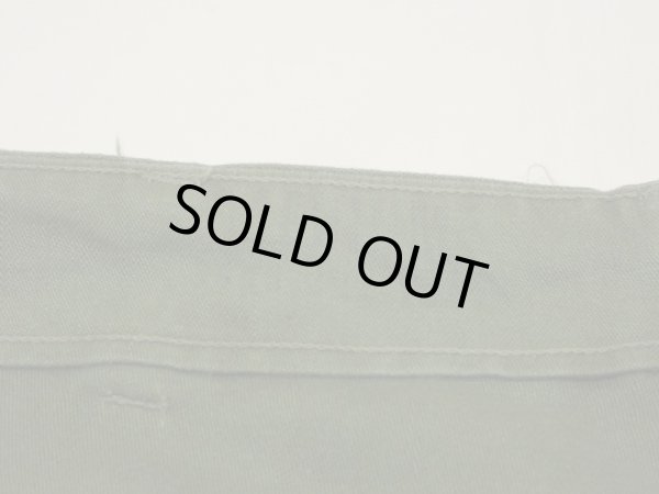 画像6: 50s US ARMY OG-107 COTTON SATEEN UTILITY BAKER PANTS 2~3 WASHED (6)