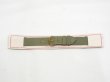 画像1: 40s WW2 US MILITARY OLIVE DRAB WATCH BAND BELT (1)