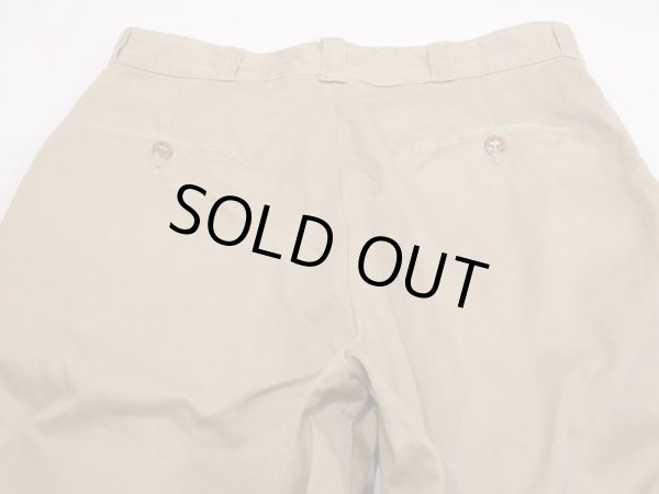 画像11: 50s US ARMED FORCES COTTON KHAKI CHINO TROUSERS PANTS (11)
