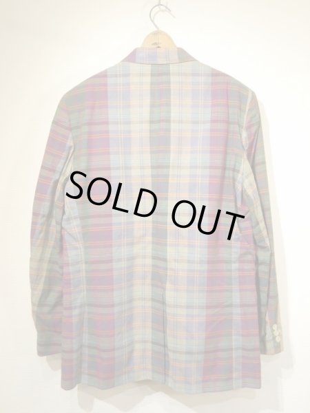 画像2: 70s HUNTINGTON MADRAS CHECK TAILORED JACKET MADE IN USA DEAD STOCK ? (2)