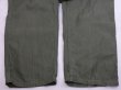 画像8: 50's US ARMY OG-107 COTTON SATEEN UTILITY BAKER PANTS 2~3 WASHED (8)