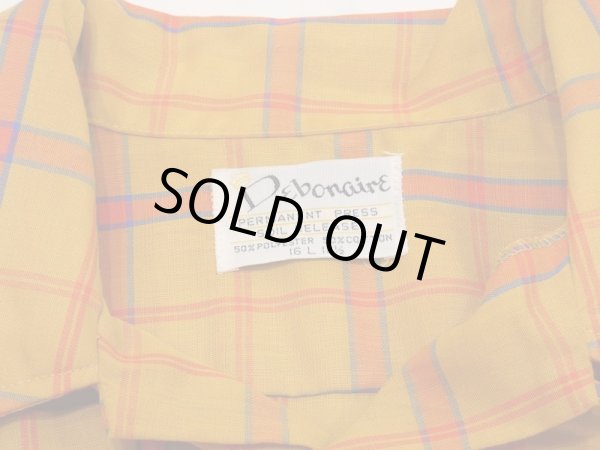 画像3: 70s Debonaire PLAID LOOP COLLAR BOX SHIRT (3)