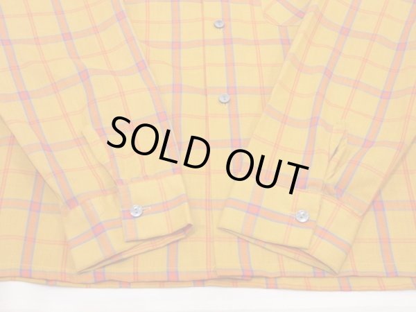 画像8: 70s Debonaire PLAID LOOP COLLAR BOX SHIRT (8)