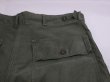 画像10: 50's US ARMY OG-107 COTTON SATEEN UTILITY BAKER PANTS 2~3 WASHED (10)