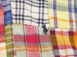 画像5: 90s Polo Ralph Lauren PATCH WORK MADRAS CHECK BD L/S SHIRT (5)