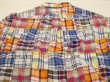 画像9: 90s Polo Ralph Lauren PATCH WORK MADRAS CHECK BD L/S SHIRT (9)