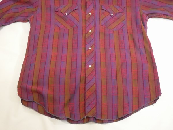 画像5: 60s PENNEY'S RANCHCRAFT COTTON WESTERN SHIRT (5)