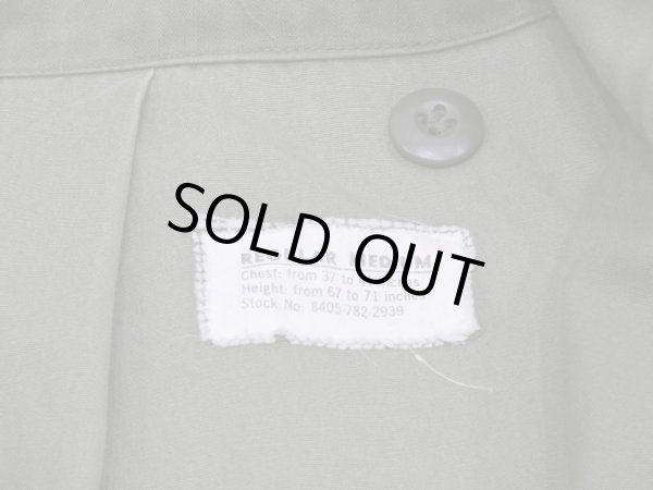 画像6: 60s '65 US ARMY M-65 COTTON SATEEN OG-107 FIELD JACKET 1ST TYPE ALUMINUM ZIPPER M-R (6)