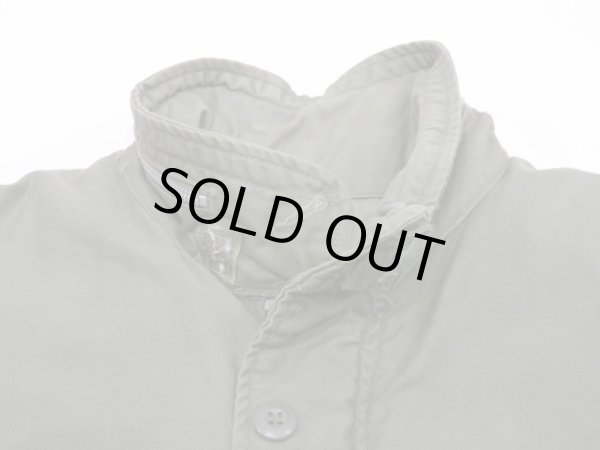 画像3: 60s '65 US ARMY M-65 COTTON SATEEN OG-107 FIELD JACKET 1ST TYPE ALUMINUM ZIPPER M-R (3)