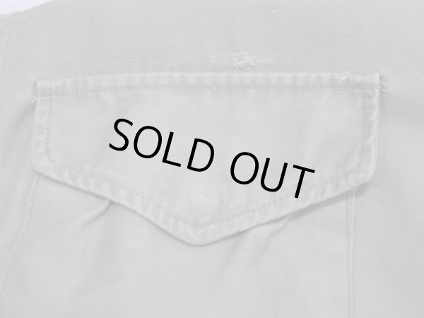 画像8: 60s '65 US ARMY M-65 COTTON SATEEN OG-107 FIELD JACKET 1ST TYPE ALUMINUM ZIPPER M-R (8)