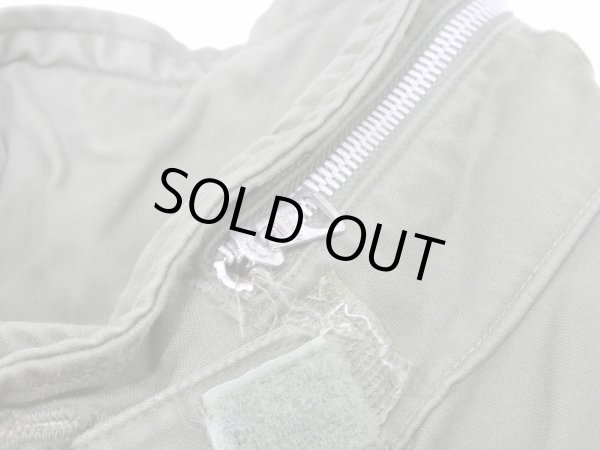 画像4: 60s '65 US ARMY M-65 COTTON SATEEN OG-107 FIELD JACKET 1ST TYPE ALUMINUM ZIPPER M-R (4)