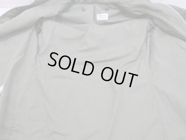 画像14: 60s '65 US ARMY M-65 COTTON SATEEN OG-107 FIELD JACKET 1ST TYPE ALUMINUM ZIPPER M-R (14)