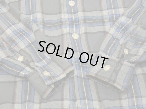 画像9: 60s Cranbrook GRADATION CHECK LOOP COLLAR RAYON SHIRT  (9)