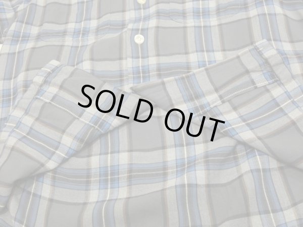 画像7: 60s Cranbrook GRADATION CHECK LOOP COLLAR RAYON SHIRT  (7)