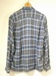 画像2: 60s Cranbrook GRADATION CHECK LOOP COLLAR RAYON SHIRT  (2)