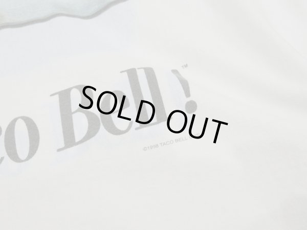 画像6: 90s FRUIT OF THE LOOM TACO BELL CM ADVERTISING PRINT T-SHIRT (6)