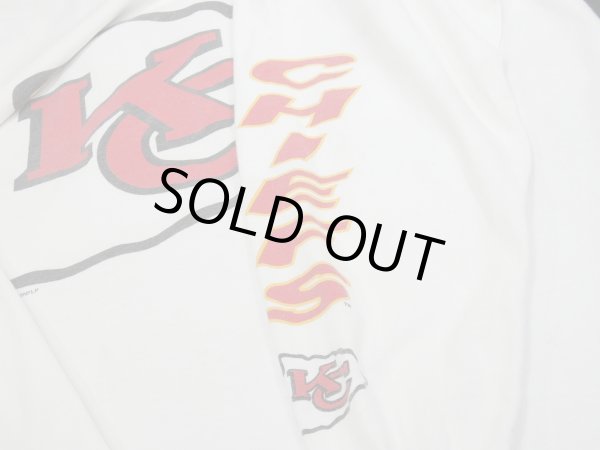 画像11: 90s SALEM NFL KC KANSAS CITY CHIEFS L/S T-SHIRT MADE IN USA (11)
