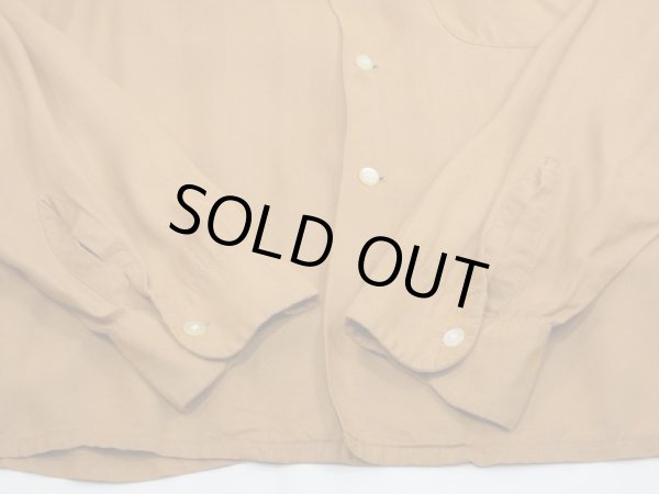 画像10: 60s Dunhill Sportswear ONE POINT EMBROIDERY RAYON OPEN COLLAR SHIRT (10)