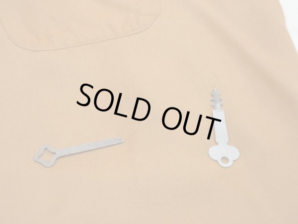 画像9: 60s Dunhill Sportswear ONE POINT EMBROIDERY RAYON OPEN COLLAR SHIRT (9)