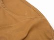 画像12: 70s Carhartt DOUBLE KNEE BROWN DUCK OVERALL DEAD STOCK ONE WASH (12)