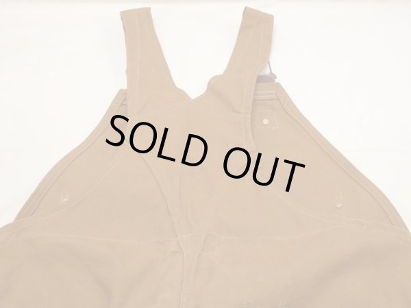 画像11: 70s Carhartt DOUBLE KNEE BROWN DUCK OVERALL DEAD STOCK ONE WASH (11)