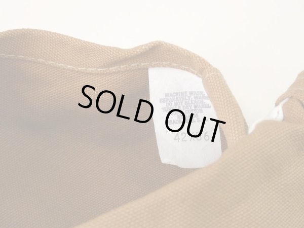 画像8: 70s Carhartt DOUBLE KNEE BROWN DUCK OVERALL DEAD STOCK ONE WASH (8)