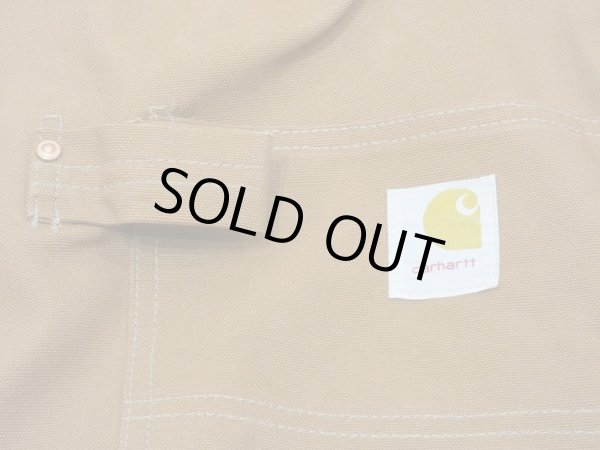 画像14: 70s Carhartt DOUBLE KNEE BROWN DUCK OVERALL DEAD STOCK ONE WASH (14)