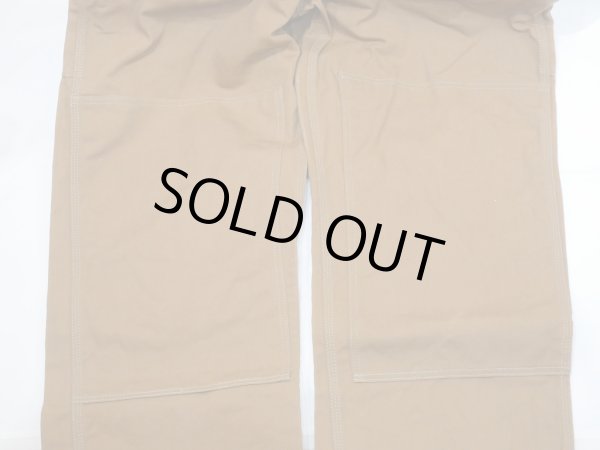 画像10: 70s Carhartt DOUBLE KNEE BROWN DUCK OVERALL DEAD STOCK ONE WASH (10)